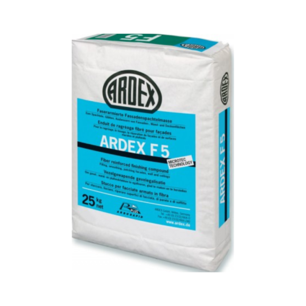 Husfix Ardex udvendig F 5  Fiberforstærket facadespartelpulver 12,5 Kg