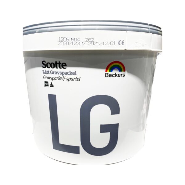 Beckers Letspartelmasse -Grov 10kg