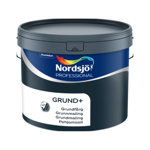 Nordsjø Grund + vægmaling grunder + filt + vævfylder - 10 liter