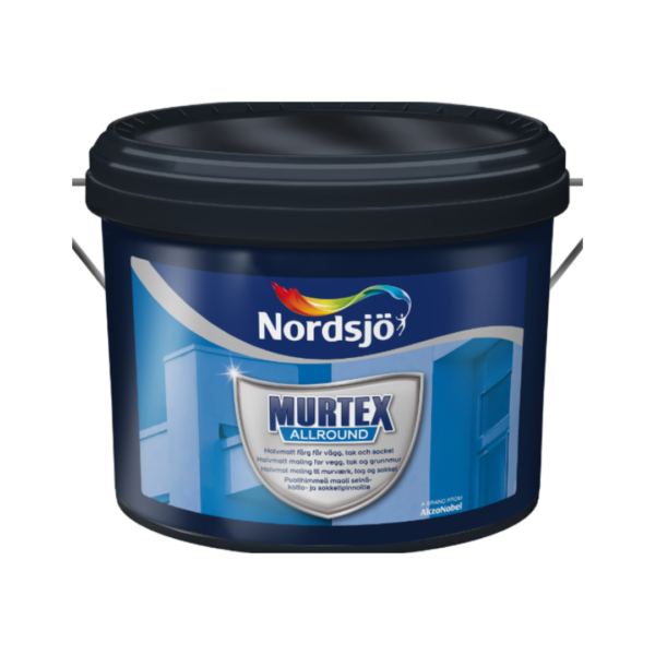 Murtex Allround Sokkelmaling sort   (10liter)
