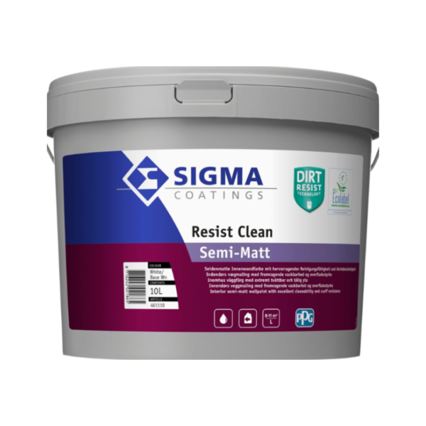 Sigma Resist clean semimat 10.      (10 liter)