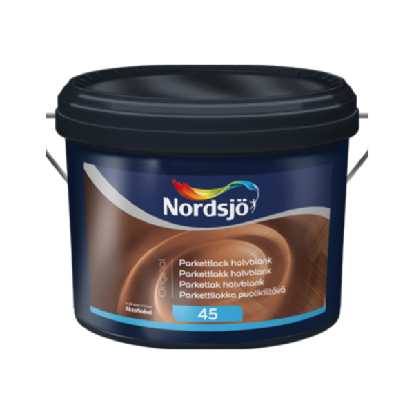 Nordsjø original parketlak Glans 45 halvblank.  (5liter)