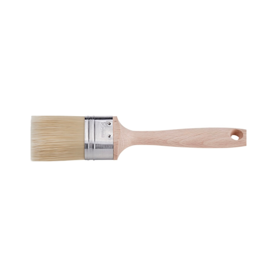 ovalpensel-55mm-kvadrat Professionel Luxsus Træværkspensel oval 55 mm. - Billede 1