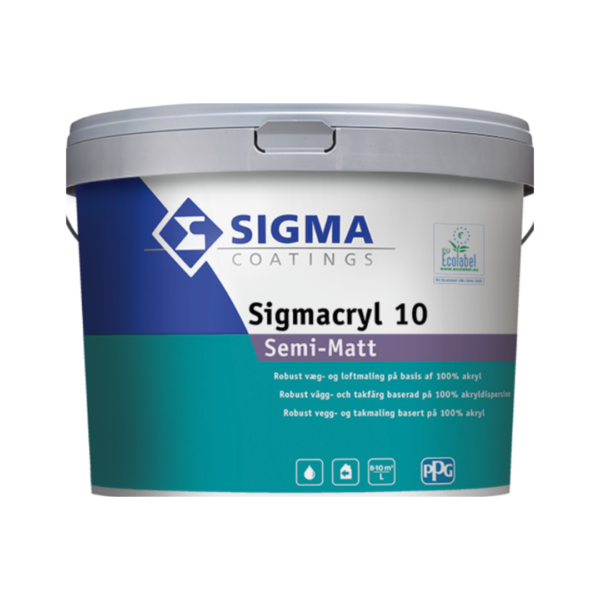 Efterårs tilbud Sigma acryl 10.   (10liter)