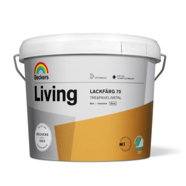 Beckers Living Aqua lakfarve glans 70.  2,7 liter