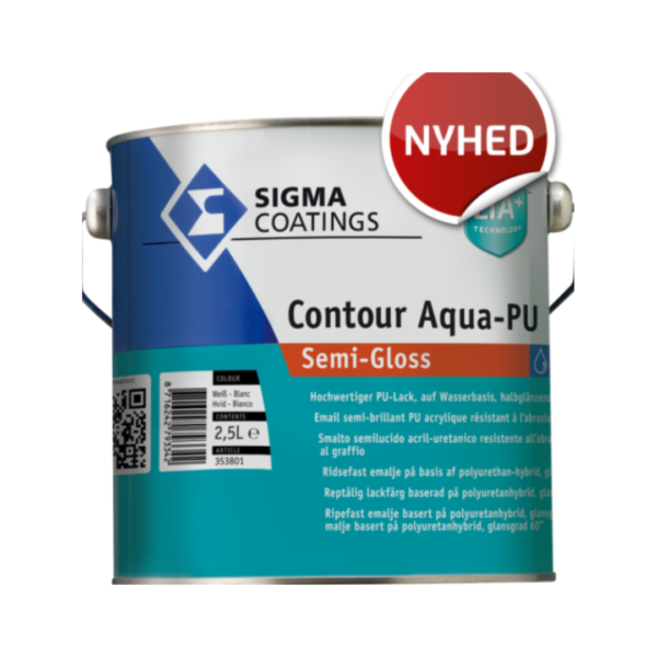 Sigma S2U Contour Aqua-PU semiglos.   (2,5liter)